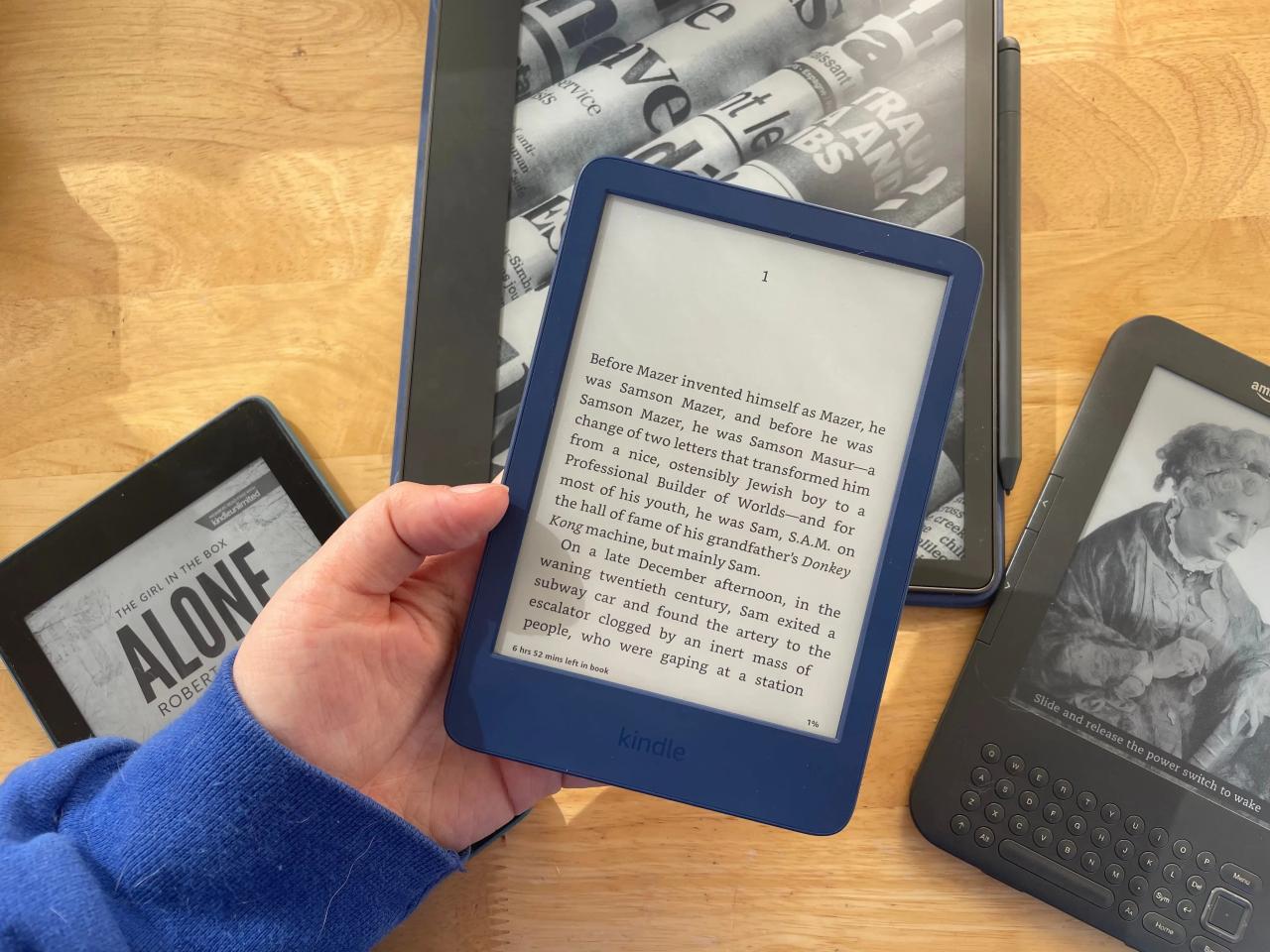 Amazon kindles lose weight pack on features