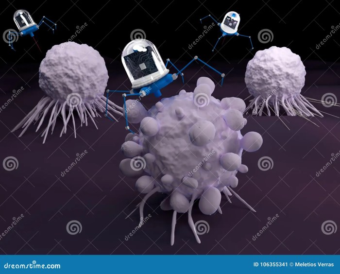 Nanobots flip off cancer switch in cells