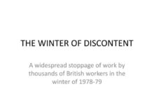 Atts winter spring and summer of discontent