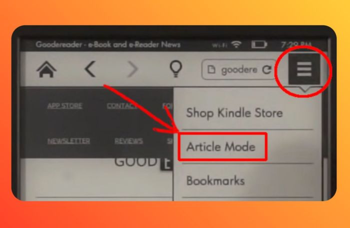 Kindle breaks into browsers