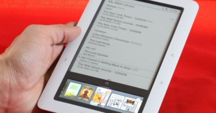 Is barnes noble sending nook over the rainbow