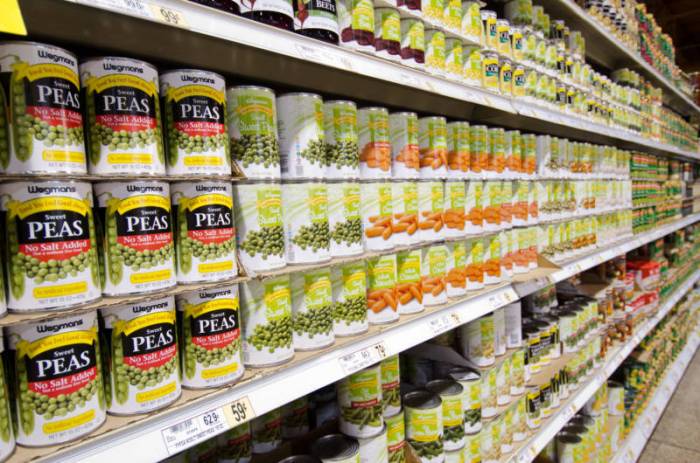 Canned bpa foods