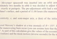 Hotshot maneuver propels messenger into mercurys orbit