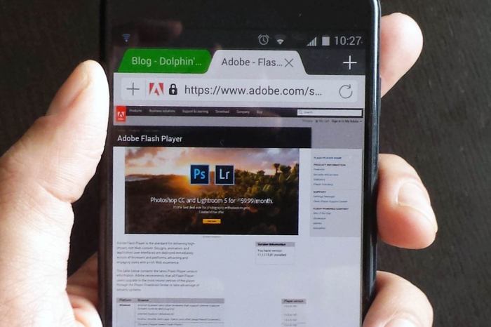 Android becomes flash mobiles first bff