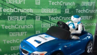 Arrived robot chauffeur has