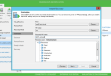 Instant vm recovery veeam replication backup restoring testing performing both production dr well use can