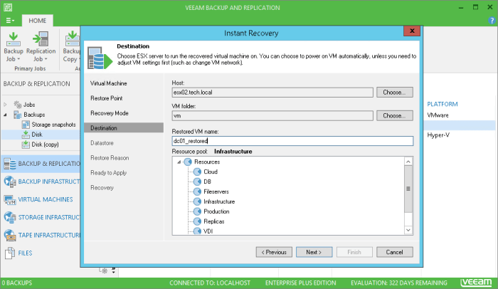 Instant vm recovery veeam replication backup restoring testing performing both production dr well use can Instant vm recovery veeam replication backup restoring testing performing both production dr well use can