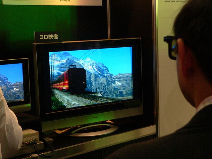 Toshiba making passes at 3d tv without glasses