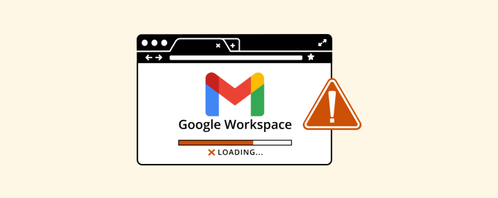 Google tapes up gmail sprain