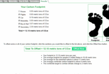 Figuring out your carbon footprints shoe size