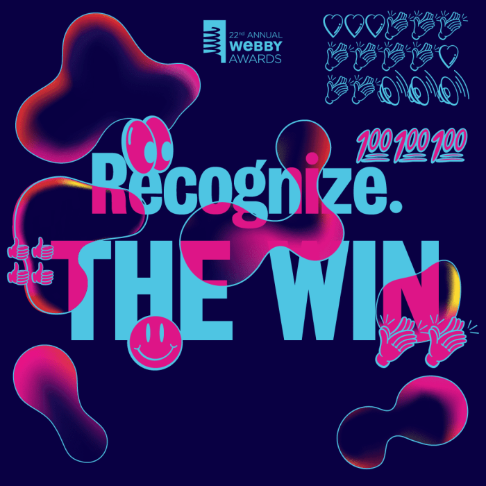 Webby awards honor fun and games innovation and business