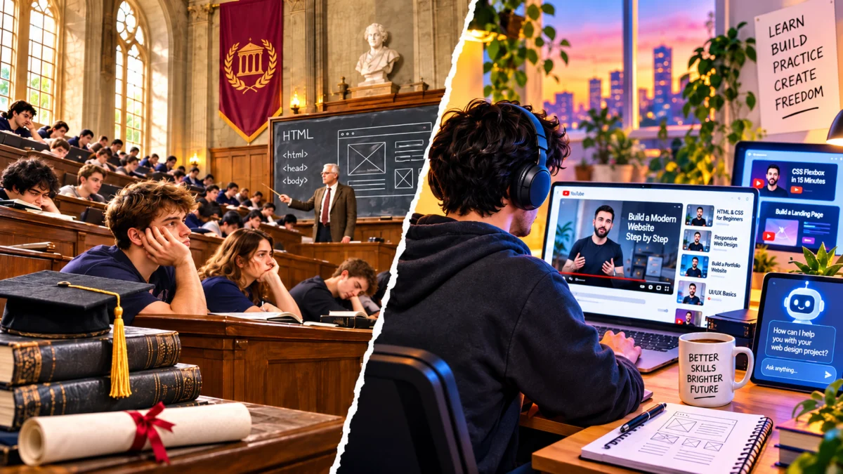 The Rise of YouTube University: How AI and Free Content Are Forcing Traditional Design Schools to Adapt
